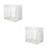 2Pcs Double Layer 10Inch Clear Bread Box Airtight For Countertop 7