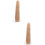 Nail Beauty Prop Silicone Khaki For Diy Nails Practice 2pcs 7