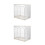 2Pcs Double Layer 10Inch Clear Bread Box Airtight For Countertop 4