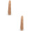 Nail Beauty Prop Silicone Khaki For Diy Nails Practice 2pcs 6