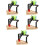 5Pcs Funny Kids Model Decorative Crane Playing Train Toy 9