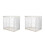 2Pcs Double Layer 10Inch Clear Bread Box Airtight For Countertop 10