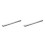 2Pcs Aluminum Ticket Holder for Restaurant Kitchen Silver Slide Rack 5