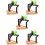5Pcs Funny Kids Model Decorative Crane Playing Train Toy 10