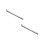 2Pcs Aluminum Ticket Holder for Restaurant Kitchen Silver Slide Rack 7