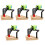 5Pcs Funny Kids Model Decorative Crane Playing Train Toy 5