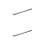2Pcs Aluminum Ticket Holder for Restaurant Kitchen Silver Slide Rack 4