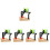 5Pcs Funny Kids Model Decorative Crane Playing Train Toy 7