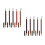 10Pcs Infinity Eternal Wooden Pencils Replaceable Graphite for Office 7