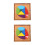 2 Sets Wooden Egg Shaped Puzzle Tangram Blocks Toy 6