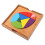 2 Sets Wooden Egg Shaped Puzzle Tangram Blocks Toy 3