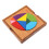 2 Sets Wooden Egg Shaped Puzzle Tangram Blocks Toy 2
