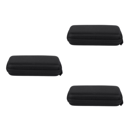 3 Pieces Hard Carrying Case Mouse Storage Small Bag For Electornics 2