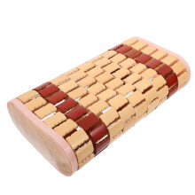 2Pcs Cooling Bamboo Pillows Hollow Neck Rest for Bath and Steam Room