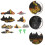 30 Pcs Sand Table Models Volcano Landscape Decor Simulation Ornaments 10