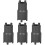 4Pcs Lock Nut Removal Tool Wrench Spanner For Clutch 4