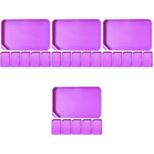24 Pcs Plastic Bead Sorting Trays Diamond Rhinestone Holders 2