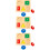3 Sets Of 6Pcs Geometry Panel Grab Board Shape Puzzle Toy 8