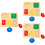 3 Sets Of 6Pcs Geometry Panel Grab Board Shape Puzzle Toy 6
