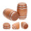 2 Pieces Mini House Ornament Miniatures Stuff Barrel Model Things 9