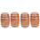 2 Pieces Mini House Ornament Miniatures Stuff Barrel Model Things 3