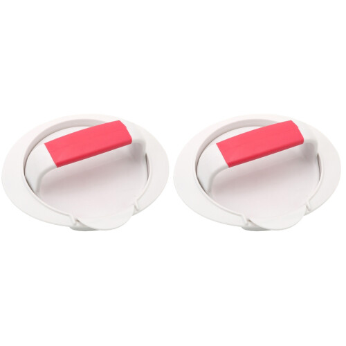 2pcs Maker Beef Meat Plastic Burger Mould Diy Kitchen Tool Press Round 1