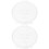 2 Pcs Diy Face Mud Abs Mold Tray For Women White 6