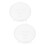 2 Pcs Diy Face Mud Abs Mold Tray For Women White 8