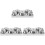 15 Pcs Tray Dish Cup Crystal Pack 2