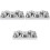 15 Pcs Tray Dish Cup Crystal Pack 3