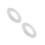 2 Pcs Aluminum Alloy Pizza Saucing Ring Prep Tool 9
