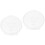 2 Pcs Diy Face Mud Abs Mold Tray For Women White 5