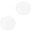 2 Pcs Diy Face Mud Abs Mold Tray For Women White 4