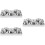 15 Pcs Tray Dish Cup Crystal Pack 7
