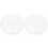 2 Pcs Diy Face Mud Abs Mold Tray For Women White 3