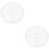 2 Pcs Diy Face Mud Abs Mold Tray For Women White 7