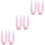 3 Count Fluffy Bunny Ears Car Cute Decorations Plushies Accessories 7