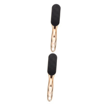 2pcs Stainless Steel Foot File Pedicure Tool for Effective Callus Removal Salon and Home Use