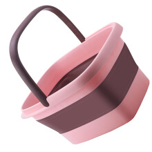 Foldable Foot Bath Basin with Handle for Home Spa, SpaceSaving Foot Soak Tub for Relaxation