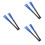 3Pcs Drum Sticks Telescopic Handles Blue Nylon for Jazz Rock 6