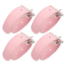 16 Pcs Kids Bike Basket Straps Adjustable Pu Handlebar Mount