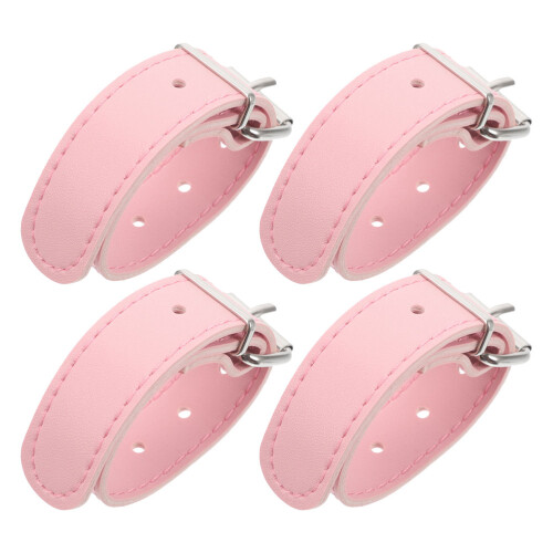 16 Pcs Kids Bike Basket Straps Adjustable Pu Handlebar Mount