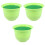 3 Pack Artificial Turf Florist Supplies Flower Mud With Simulation 3
