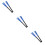 3Pcs Drum Sticks Telescopic Handles Blue Nylon for Jazz Rock 9