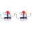 2 Pack Planetary Aids Student Stem Kit Kids Rotating Planets 2
