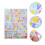 10 Pcs Alphanumeric Stickers Colorful Vinyl Number Alphabet Decals 8