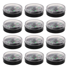 36Pcs Black Plastic Kids Compass Portable Outdoor Hiking
