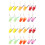 12 Pairs Simulation Fun Earring Drink Bottle Earrings Juice Mug 5