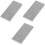 3pcs Square Iron Block Jewelry Silver Accessories 5