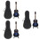 3 Sets Mini Wooden Guitar Model Decoration 8